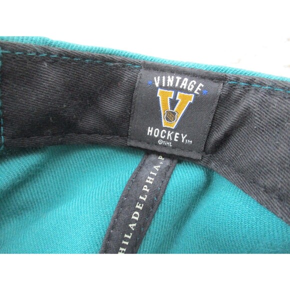 Anaheim Mighty Ducks Hat Cap Strap Back Green Mitchell & Ness NHL Hockey Mens - Picture 13 of 14